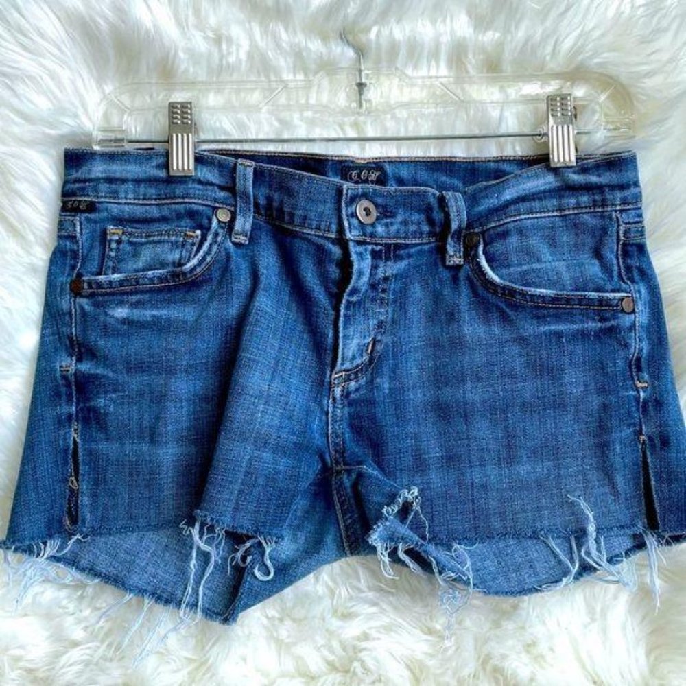 Citizens of Humanity Ava Low Rise Denim Shorts 29